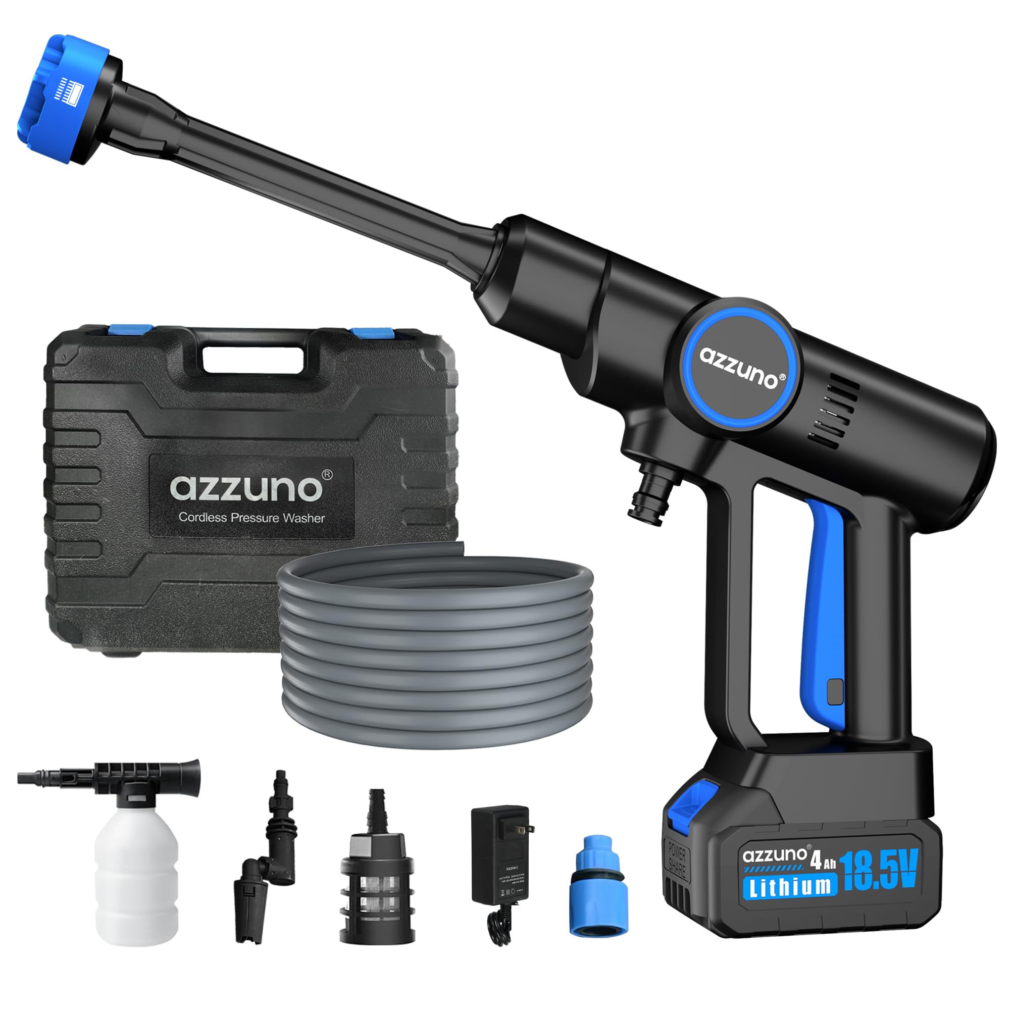 Amazon.com : AZZUNO Cordless Pressure Washer, 850PSI Portable